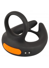 Черный вибростимулятор мошонки RC Scrotum Stimulator with Vibration - Orion - в Архангельске купить с доставкой