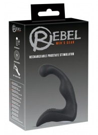 Черный перезаряжаемый стимулятор простаты с вибрацией - 14,6 см. - Orion - в Архангельске купить с доставкой