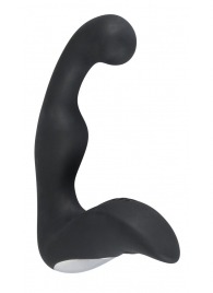 Черный перезаряжаемый стимулятор простаты с вибрацией - 14,6 см. - Orion - в Архангельске купить с доставкой