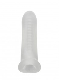 Белый фаллоудлинитель Striker - 13,5 см. - Lola Games - в Архангельске купить с доставкой