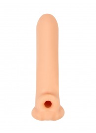 Телесный фаллоудлинитель Titan - 16,5 см. - Lola Games - в Архангельске купить с доставкой