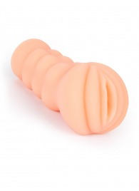 Телесный мастурбатор-вагина с эрекционными кольцами в комплекте - Sexy Girl - в Архангельске купить с доставкой