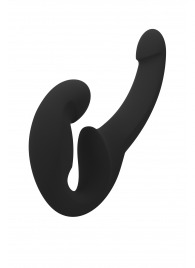 Черный безремневой страпон Share Lite - Fun Factory - купить с доставкой в Архангельске