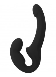 Черный безремневой страпон Share Lite - Fun Factory - купить с доставкой в Архангельске