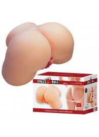 Телесный мастурбатор с 2 любовными отверстиями Olivia - Baile - в Архангельске купить с доставкой