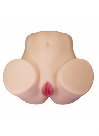 Телесный мастурбатор Julia с 2 любовными каналами - Baile - в Архангельске купить с доставкой