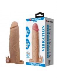 Телесная насадка на пенис Xerxes - 22 см. - Baile - в Архангельске купить с доставкой