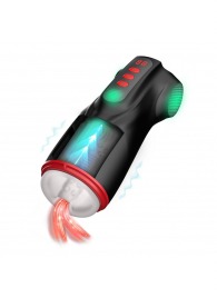 Интерактивный мастурбатор Raven с вакуумом, вибрацией и подсветкой - Shots Media BV - в Архангельске купить с доставкой