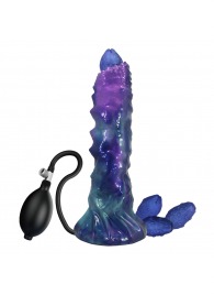 Фиолетовый яйцеродящий фаллоимитатор Duskwalker Sentinal на присоске - 22,4 см. - Baile - купить с доставкой в Архангельске