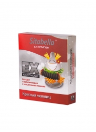 Стимулирующая насадка Sitabella Extender  Красный молодец - Sitabella - купить с доставкой в Архангельске