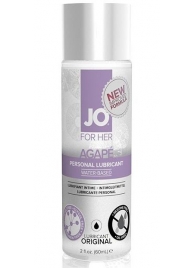 Лубрикант на водной основе для женщин JO AGAPE LUBRICANT ORIGINAL - 60 мл. - System JO - купить с доставкой в Архангельске