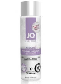 Женский лубрикант на водной основе JO AGAPE LUBRICANT ORIGINAL - 120 мл. - System JO - купить с доставкой в Архангельске