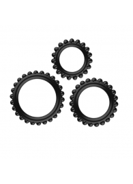 Набор из 3 ребристых эреционных колец TITAN - Baile - в Архангельске купить с доставкой