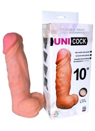 Фаллическая насадка Харнесс UNICOCK 10  - 25 см. - LOVETOY (А-Полимер) - купить с доставкой в Архангельске