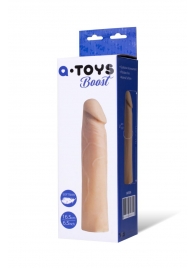 Реалистичная насадка с ярко выраженной головкой - 16,5 см. - A-toys - в Архангельске купить с доставкой