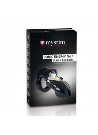 Пояс верности с электростимуляцией Mystim Pubic Enemy No1 Black Edition - MyStim - купить с доставкой в Архангельске