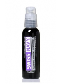 Возбуждающий гель-лубрикант на водной основе Sensual Arousal Lubricant - 59 мл. - Swiss navy - купить с доставкой в Архангельске