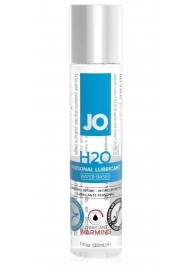 Возбуждающий лубрикант на водной основе JO Personal Lubricant H2O Warming - 30 мл. - System JO - купить с доставкой в Архангельске