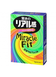 Презервативы Sagami Xtreme Miracle Fit - 5 шт. - Sagami - купить с доставкой в Архангельске