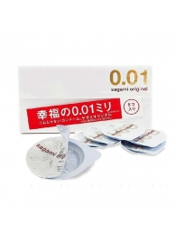 Супер тонкие презервативы Sagami Original 0.01 - 5 шт. - Sagami - купить с доставкой в Архангельске
