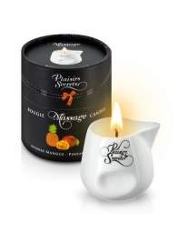 Массажная свеча с ароматом манго и ананаса Bougie de Massage Ananas Mangue - 80 мл. - Plaisir Secret - купить с доставкой в Архангельске