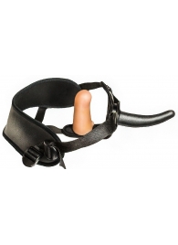 Женский страпон с вагинальной пробкой Woman Strap - 12 см. - LOVETOY (А-Полимер) - купить с доставкой в Архангельске