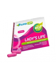 Возбуждающие капсулы Ladys Life - 14 капсул (0,35 гр.) - SuperCaps - купить с доставкой в Архангельске