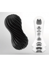 Мастурбатор FLEX Rocky Black с плотным рельефом - Tenga - в Архангельске купить с доставкой