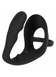 Эрекционное кольцо с подхватом мошонки и анальным отростком для воздействия на простату - Orion - в Архангельске купить с доставкой