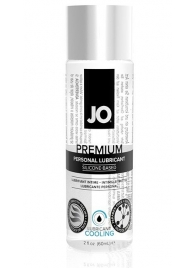 Охлаждающий лубрикант на силиконовой основе JO Personal Premium Lubricant Cooling - 60 мл. - System JO - купить с доставкой в Архангельске