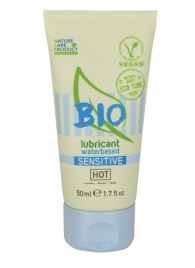 Органический лубрикант для чувствительной кожи Bio Sensitive - 50 мл. - HOT - купить с доставкой в Архангельске