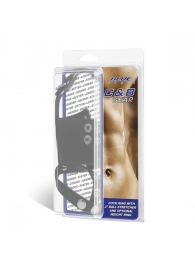 Кольцо на член и мошонку Cock Ring With 2  Ball Stretcher And Optional Weight Ring - BlueLine - в Архангельске купить с доставкой