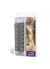 Сбруя на член на шнуровке 5  Cock Sheath - BlueLine - купить с доставкой в Архангельске