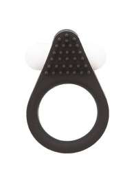 Чёрное эрекционное кольцо LIT-UP SILICONE STIMU RING 1 BLACK - Dream Toys - в Архангельске купить с доставкой