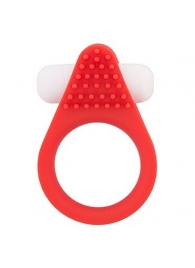 Красное эрекционное кольцо LIT-UP SILICONE STIMU RING 1 RED - Dream Toys - в Архангельске купить с доставкой