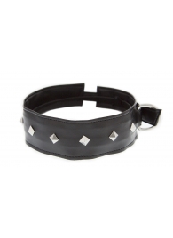 Полиуретановый ошейник с пуклями Collar with Studs - Blush Novelties - купить с доставкой в Архангельске