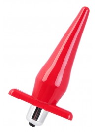 Красная водонепроницаемая вибровтулка - 12,7 см. - ToyFa