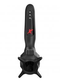 Чёрный вибростимулятор для головки члена с эффектом всасывания Vibrating Roto-Sucker - Pipedream - в Архангельске купить с доставкой