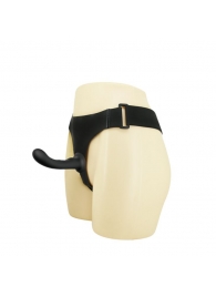 Страпон с изогнутой головкой Ultra Harness Curvy Dildo - 15,8 см. - Baile - купить с доставкой в Архангельске