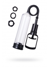 Вакуумная помпа A-toys с уплотнителем и эрекционными кольцами - A-toys - в Архангельске купить с доставкой