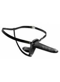 Женский страпон с вагинальной пробкой Double Penetrix Strap-on - 15 см. - Pipedream - купить с доставкой в Архангельске