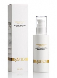 Массажный гель-смазка на силиконовой основе Allover Massage Gel - 100 мл. - YESforLOV - купить с доставкой в Архангельске