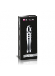 Ребристый фаллоимитатор для электростимуляции Funky Fella Rill Dildo - 13 см. - MyStim - купить с доставкой в Архангельске