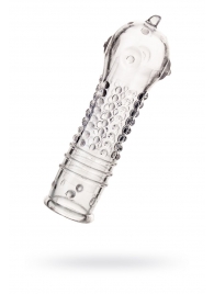 Прозрачная закрытая насадка на пенис TOYFA A-Toys - 14,7 см. - A-toys - в Архангельске купить с доставкой