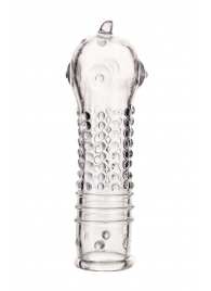 Прозрачная закрытая насадка на пенис TOYFA A-Toys - 14,7 см. - A-toys - в Архангельске купить с доставкой