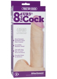 Ультрареалистичная насадка для трусиков Vac-U-Lock 8  ULTRASKYN Cock - 20,57 см. - Doc Johnson - купить с доставкой в Архангельске