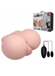 Вагина и анус с вибрацией CrazyBull Vagina and Ass - Baile - в Архангельске купить с доставкой