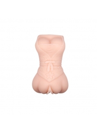 Мастурбатор-вагина с эффектом смазки в виде женской фигурки - Baile - в Архангельске купить с доставкой