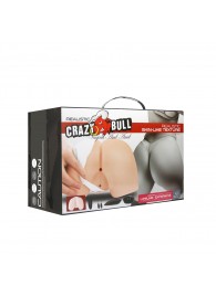 Вагина и попка с вибрацией CRAZY BULL - Baile - в Архангельске купить с доставкой