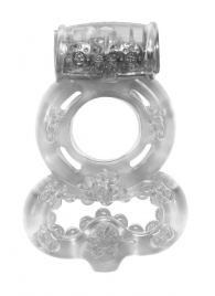 Прозрачное эрекционное кольцо Rings Treadle с подхватом - Lola Games - в Архангельске купить с доставкой